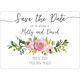Rose Sprig Save The Date Cards Image 5 of 5